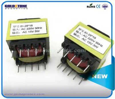 EI28 * 18 pino pequeno tipo poder transformador 220V controle inteligente de alta qualidade 15V linha